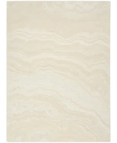 Nourison Home Graceful Gru01 7'9"x9'9" Area Rug In Ivory