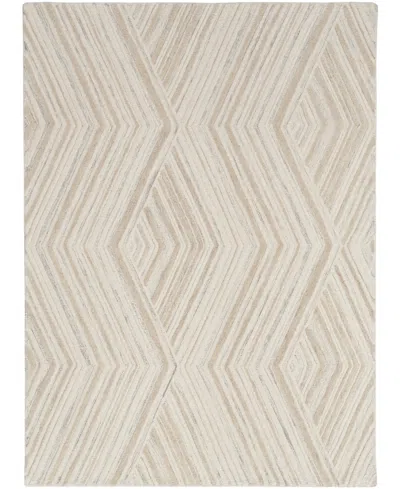 Nourison Home Graceful Gru03 3'9"x5'9" Area Rug In Ivory