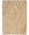 Nourison Home Graceful Gru03 5'3"x7'3" Area Rug In Taupe