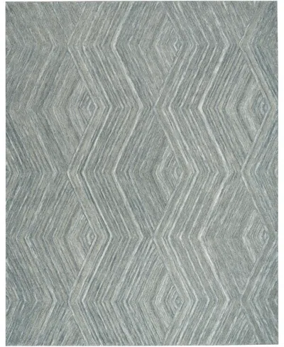 Nourison Home Graceful Gru03 7'9"x9'9" Area Rug In Blue