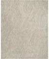 Nourison Home Graceful Gru03 7'9"x9'9" Area Rug In Gray