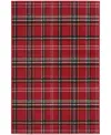 Nourison Home Grafix Grf03 3'9"x5'9" Area Rug In Red