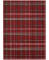 Nourison Home Grafix Grf03 5'3"x7'3" Area Rug In Red