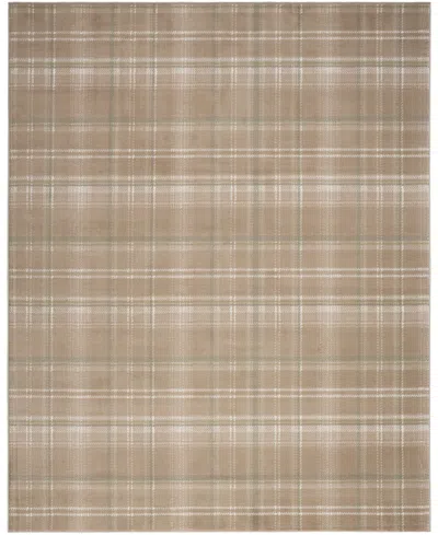 Nourison Home Grafix Grf03 5'3"x7'3" Area Rug In Taupe