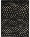 Nourison Home Grafix Grf04 7'10"x9'10" Area Rug In Black