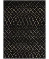 Nourison Home Grafix Grf04 7'x10' Area Rug In Black