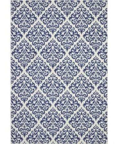 Nourison Home Grafix Grf06 Rug Collection In White,blue