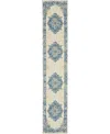 Nourison Home Grafix Grf14 2'3"x12' Runner Area Rug In Multi