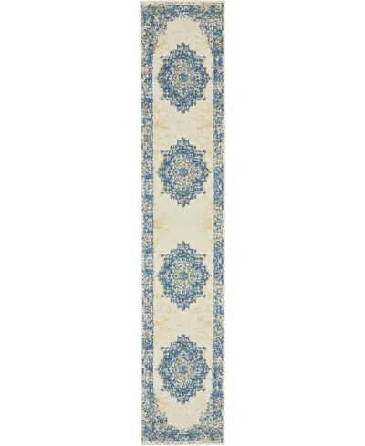 Nourison Home Grafix Grf14 2'3"x12' Runner Area Rug In Multi