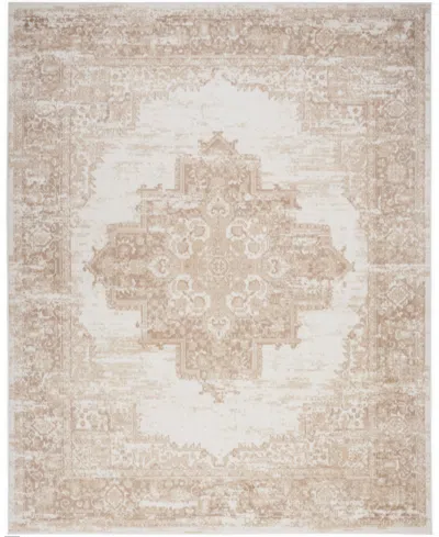 Nourison Home Grafix Grf14 5'3"x7'3" Area Rug In Ivory