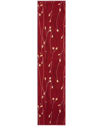 Nourison Home Grafix Grf15 2'3"x10' Runner Area Rug In Red