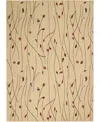 Nourison Home Grafix Grf15 3'9"x5'9" Area Rug In Cream