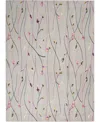 Nourison Home Grafix Grf15 3'9"x5'9" Area Rug In Gray