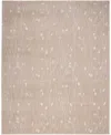 Nourison Home Grafix Grf15 7'10"x9'10" Area Rug In Beige