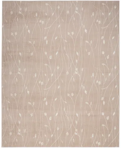 Nourison Home Grafix Grf15 7'10"x9'10" Area Rug In Beige