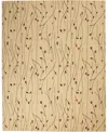 Nourison Home Grafix Grf15 7'10"x9'10" Area Rug In Cream