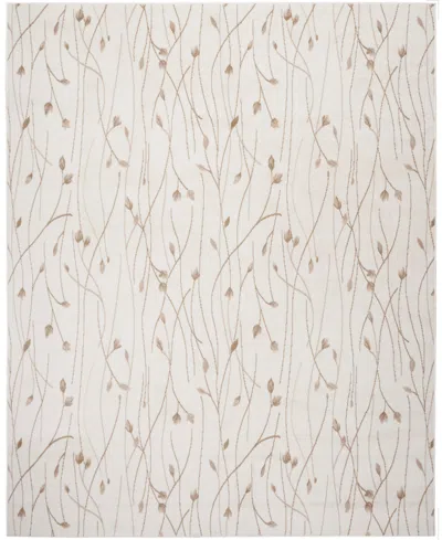 Nourison Home Grafix Grf15 7'10"x9'10" Area Rug In Ivory