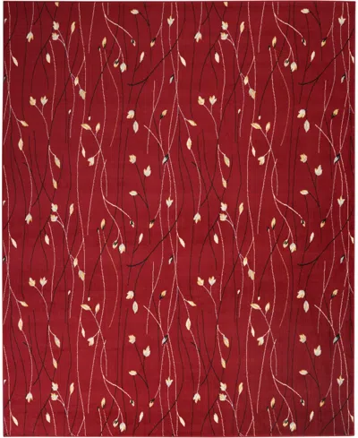 Nourison Home Grafix Grf15 7'10"x9'10" Area Rug In Red