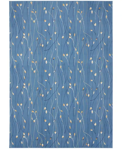 Nourison Home Grafix Grf15 7'x10' Area Rug In Mist
