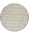 Nourison Home Grafix Grf18 5'3"x5'3" Round Area Rug In Multi