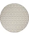 Nourison Home Grafix Grf18 8'x8' Round Area Rug In Multi