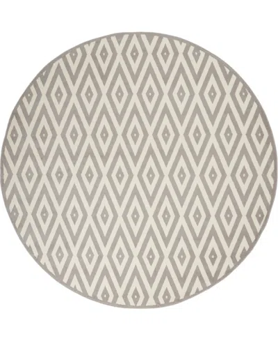 Nourison Home Grafix Grf18 8'x8' Round Area Rug In Multi