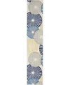 Nourison Home Grafix Grf20 2'3"x10' Runner Area Rug In Multi