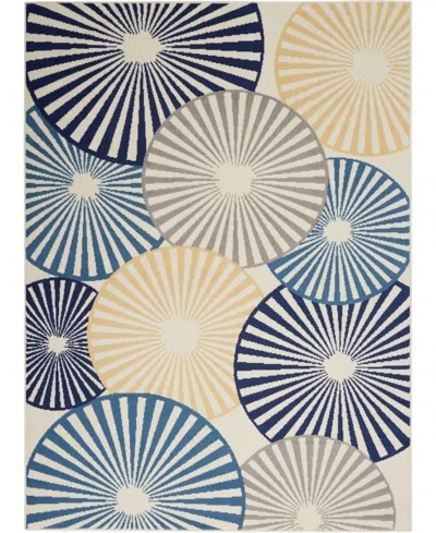Nourison Home Grafix Grf20 5'3"x7'3" Area Rug In Multi