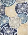 Nourison Home Grafix Grf20 7'x10' Area Rug In White
