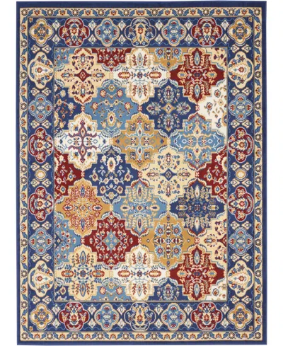 Nourison Home Grafix Grf31 3'9"x5'9" Area Rug In Multi