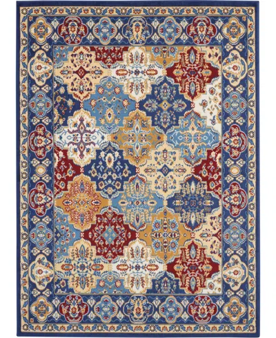 Nourison Home Grafix Grf31 5'3"x7'3" Area Rug In Multi