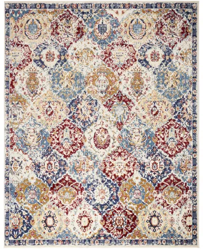 Nourison Home Grafix Grf31 7'x10' Area Rug In Blue,multi