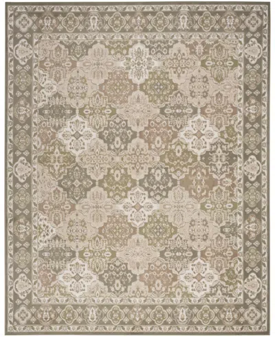 Nourison Home Grafix Grf31 7'10"x9'10" Area Rug In Green