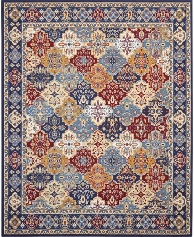 Nourison Home Grafix Grf31 7'10"x9'10" Area Rug In Multi