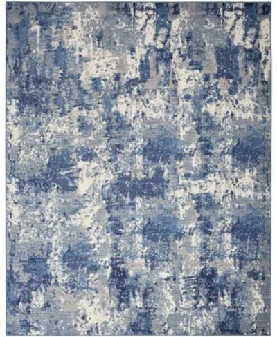 Nourison Home Grafix Grf38 Rug Collection In Navy,blue