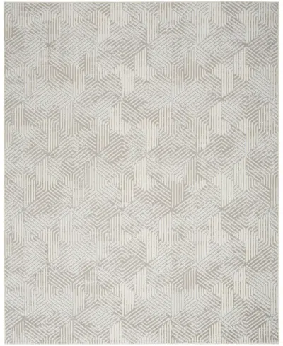 Nourison Home Grafix Grf39 5'3"x7'3" Area Rug In Gray