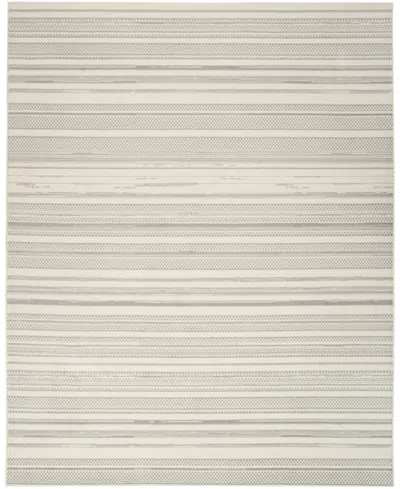 Nourison Home Grafix Grf41 7'10"x9'10" Area Rug In Ivory,gray