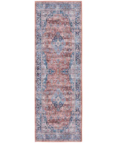 Nourison Home Grand Washables Grw01 2'x6' Runner Area Rug In Blue,multi