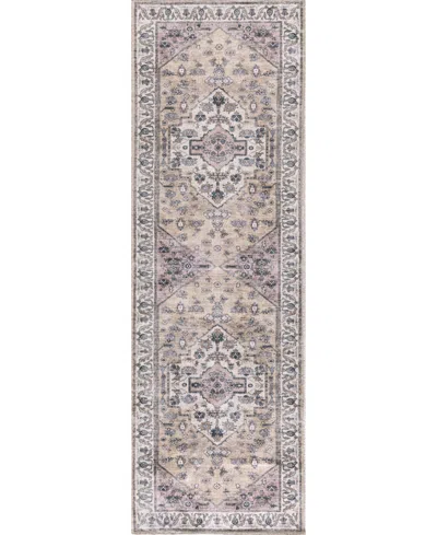 Nourison Home Grand Washables Grw03 2'x6' Runner Area Rug In Beige