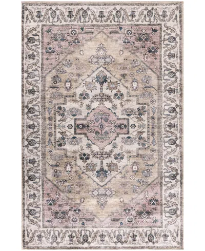 Nourison Home Grand Washables Grw03 4'x6' Area Rug In Beige