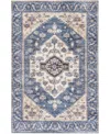 Nourison Home Grand Washables Grw03 4'x6' Area Rug In Denim