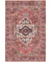 Nourison Home Grand Washables Grw03 5'3"x7'3" Area Rug In Rust,multi