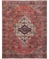 Nourison Home Grand Washables Grw03 7'10"x9'10" Area Rug In Rust,multi