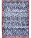 Nourison Home Grand Washables Grw06 7'10"x9'10" Area Rug In Blue,brick