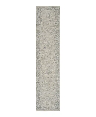 Nourison Home Infinite Ift03 Runner Area Rug, 2'3 X 10'2 In Light/grey