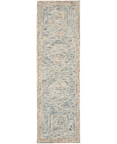 Nourison Home Interlock Itl02 2'3"x7'6" Runner Area Rug In Multi