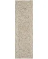 Nourison Home Interlock Itl03 2'3"x7'6" Runner Area Rug In Blue,ivory
