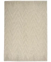 Nourison Home Interlock Itl04 3'9"x5'9" Area Rug In Ivory,gray