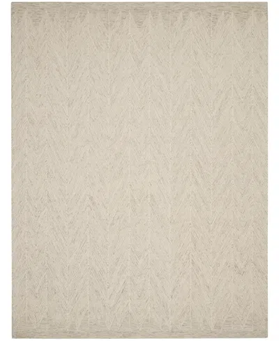 Nourison Home Interlock Itl04 8'x10'6" Area Rug In Ivory,gray