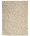 Nourison Home Interlock Itl05 3'9"x5'9" Area Rug In White